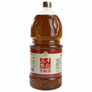 五丰黎红花椒油2.5L米线凉拌麻油汉源特麻特香大桶商用四川特产