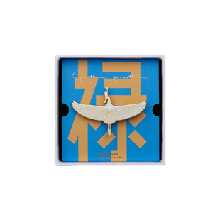 daparo白鹭设计师原创胸针可爱日系女男升学升职生日礼物别针领针