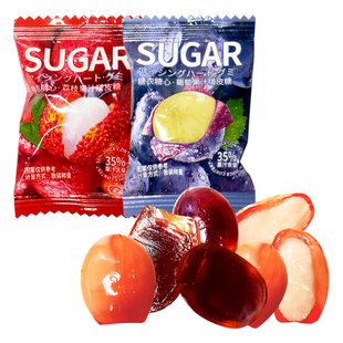 樱知谷软糖葡萄荔枝味糖果年货喜糖过年糖结婚婚庆用糖零食小吃