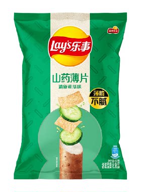 乐事山药薄片清新黄瓜味零食