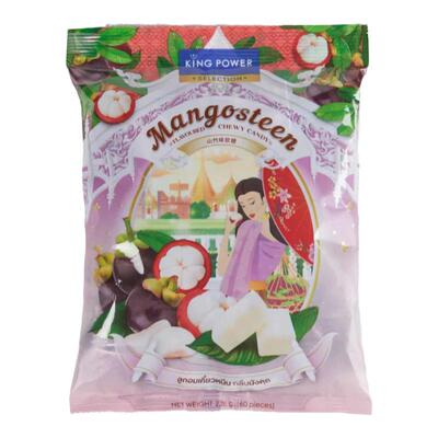 糖果年货山竹口味软糖228g泰国进口特产Kingpower60颗休闲零食