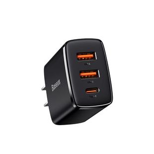 倍思30W充电器头适用苹果14三口iphone13Promax快充头20W数据线usb套装PD多口手机ipad多功能TypeC快速15插头