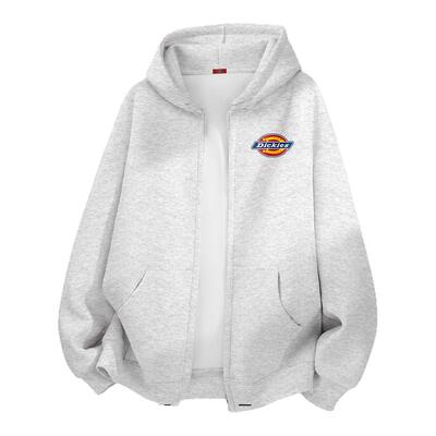 Dickies花灰美式开衫连帽卫衣新2