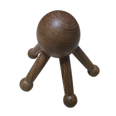 木质五脚腿部背部膝盖头皮按摩器