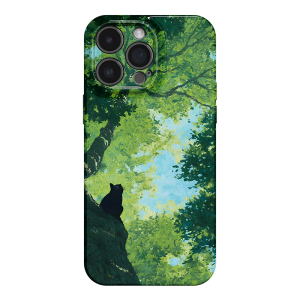 绿意猫语 适用苹果iphone17手机壳华为pura70小米15荣耀x50红米k80高级感小众vivox200软opporeno15一加ACE5