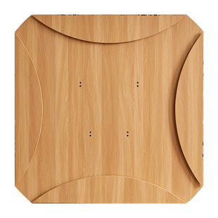 可折叠圆桌面板实木单独不带腿台面圆形轻便家用餐桌吃饭台子桌板