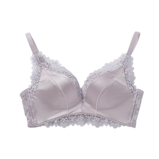 UFEEL内衣女收副乳防下垂小胸聚拢性感蕾丝无痕无钢圈文胸DJ6918
