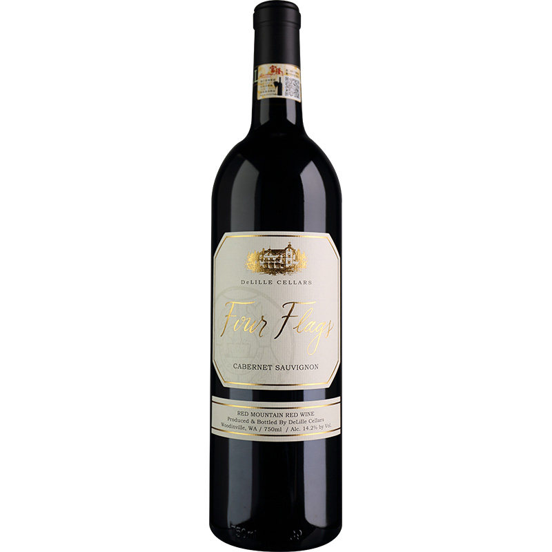 美国原瓶进口红酒赤霞珠干红德丽乐胜旗红葡萄酒750ml 2015年