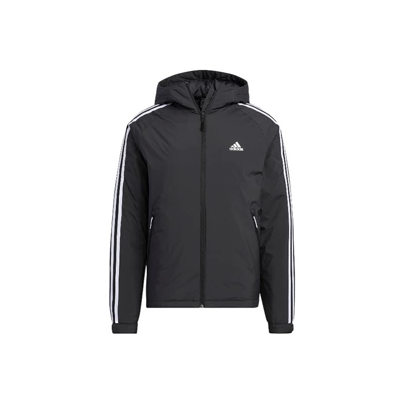 阿迪达斯短款羽绒服连帽短款男士