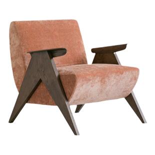 西班牙设计师休闲椅  Vendetta Armchair 客厅艺术单人绒布沙发椅