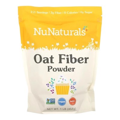 NuNaturals燕麦纤维粉