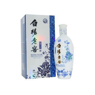 新疆特产白酒白杨老窖蓝瓷十年50度500毫升浓香型白酒全国包邮