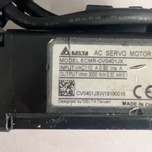 溢价-台达伺服电机ECMR-CV0401JX，100w，输入VAC