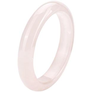 周大生官方粉水晶手镯女款天然玉石冰透纯玉镯送女朋友情人节礼物