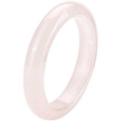 周大生粉水晶手镯女款玉石冰透