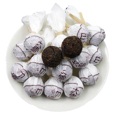 云南大雪山普洱熟茶生茶古树龙珠