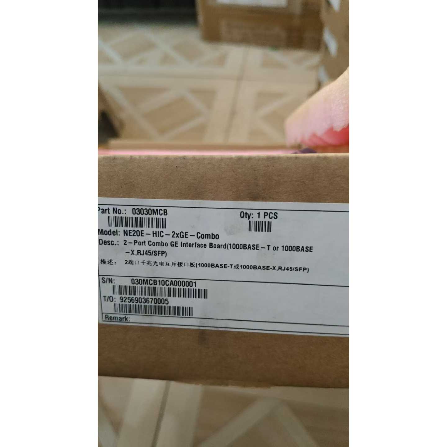 全新华为 NE20E-HIC-2xGE-Combo 2 端口&mdash;议价