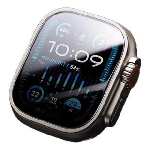 图拉斯泰坦膜康宁新款AppleWatch Ultra3保护iWatch钢化第三代贴膜适用苹果手表Ultra 2钛合金边框壳表膜二代