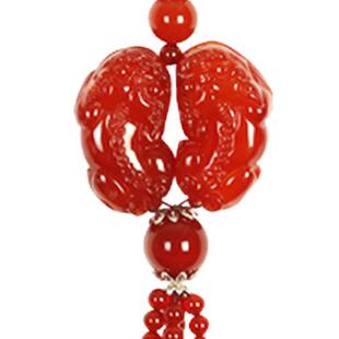 创意汽车挂件车内饰品出入平安扣玛瑙貔貅车用品吊坠挂饰大气车饰