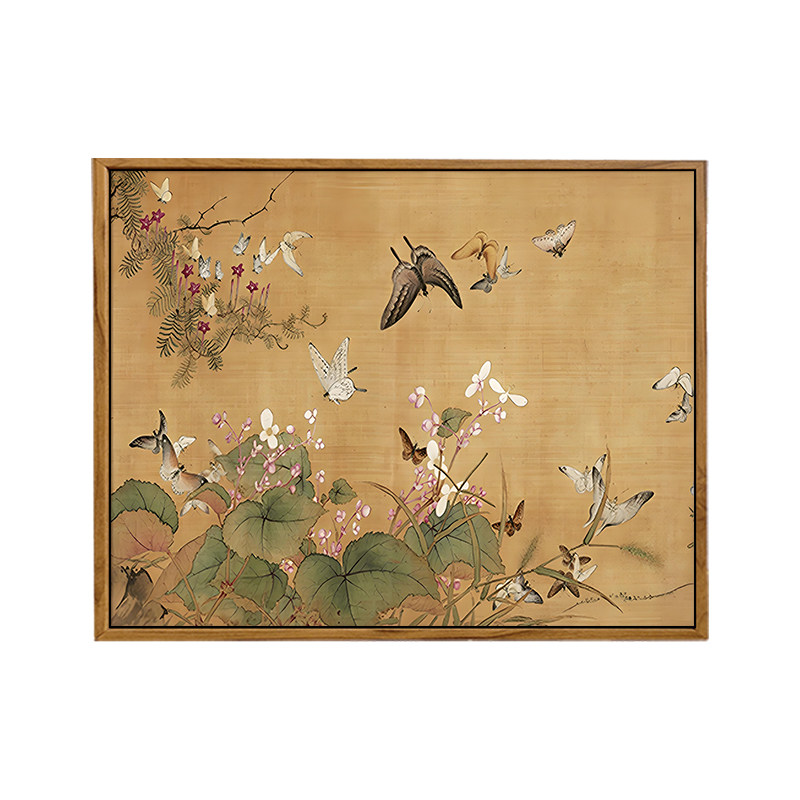 中古风喜上眉梢花鸟DIY数字油画