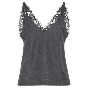 BC/Brunello Cucinelli  潮流时尚百搭女士蕾丝吊带上衣银泰