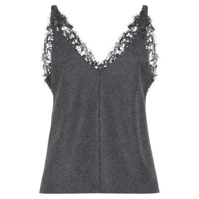 BC/Brunello Cucinelli  潮流时尚百搭女士蕾丝吊带上衣银泰