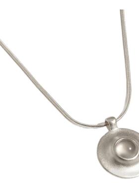 实心纯银复古时尚松弛气质吊坠