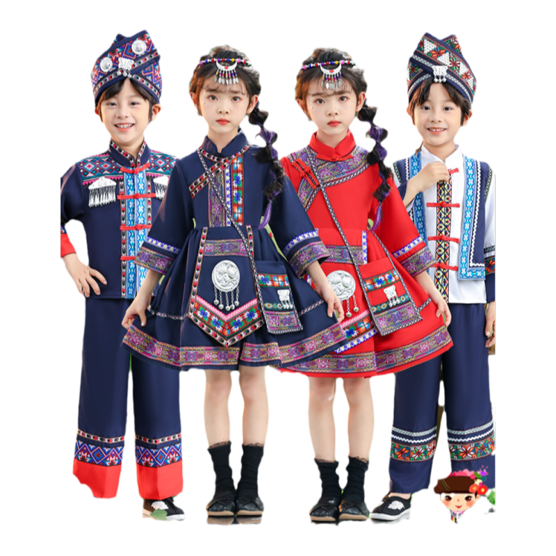 新款哈尼族改良民族服装日常穿