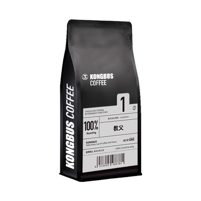 空杯巴士教父咖啡深度烘焙拼配意大利美式粉浓缩手冲意式高油脂豆