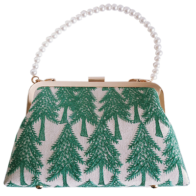 DIY包包丸制珍珠手提免裁剪