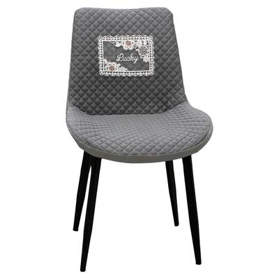 布连天椅套椅垫红网极简全包加厚