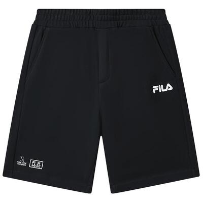 FILA 斐乐男士针织运动短裤夏季简约宽松时尚休闲五分裤裤子男裤