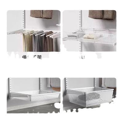 安尔雅步入式金属衣柜模块化组合