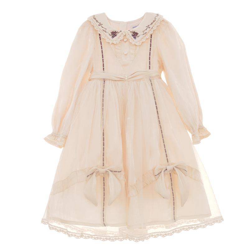 女童洛丽塔连衣裙公主萝莉裙2025秋季女宝宫廷儿童Lolita蓬蓬裙