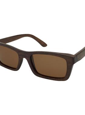 墨镜长方形棕色太阳镜