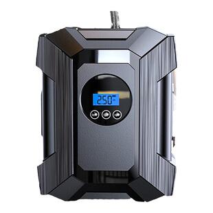 车载充气泵12V便携式汽车轮胎电动高压打气泵车用打气筒带测胎压