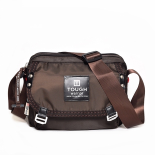 Tough男包韩版斜挎包盖式多层实用单肩包十年经典男士商务休闲包