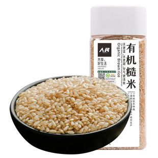 人民食品有机糙米五谷杂粮粗粮米东北糙大米玄米煮糙米饭熬粥410g