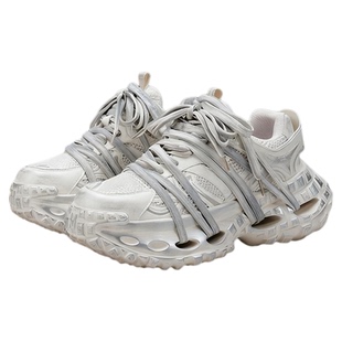 【于文文同款】马克华菲轮胎鞋老爹鞋增高运动板鞋休闲低帮情侣鞋