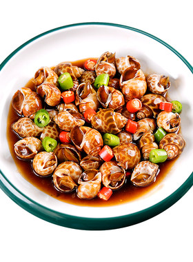 香辣花螺即食海鲜香螺东风螺凉菜