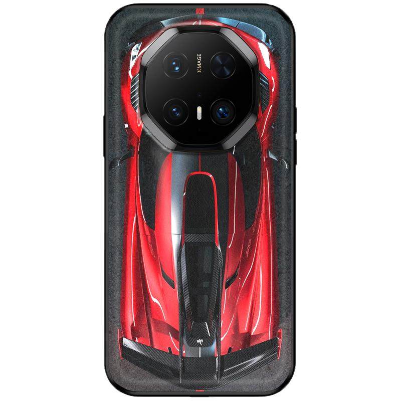 适用华为mate60rs非凡大师手机壳皮纹壳宝马跑车mate50rs保时捷奔驰mate60兰博基尼定制来图定制mate4