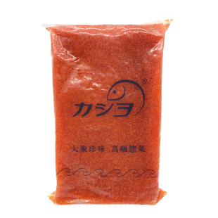 速冻调味飞鱼籽红蟹籽华昌大粒1kg红鱼子蟹子寿司材料鱼子酱鱼子