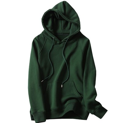 牛油果绿色卫衣女新款宽松外套