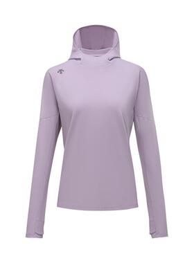 DESCENTE迪桑特WOMEN’S RUNNING系列吸湿速干防晒女士连帽卫衣