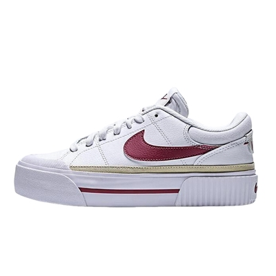 Nike耐克女鞋COURT LEGACY秋季款小白鞋厚底松糕鞋板鞋DM7590-112