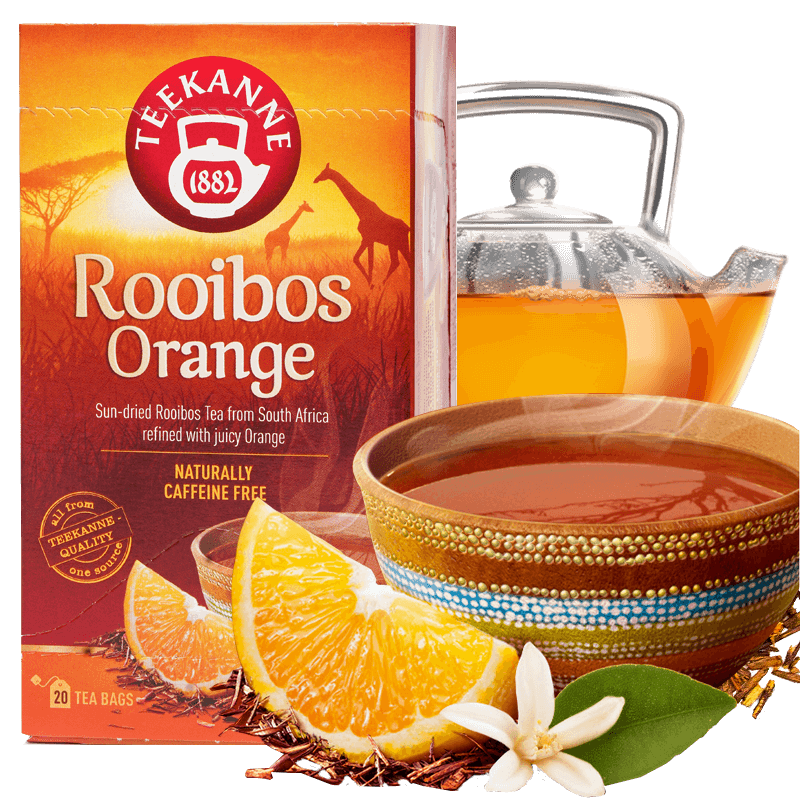 德国进口teekanne香橙路易波士茶