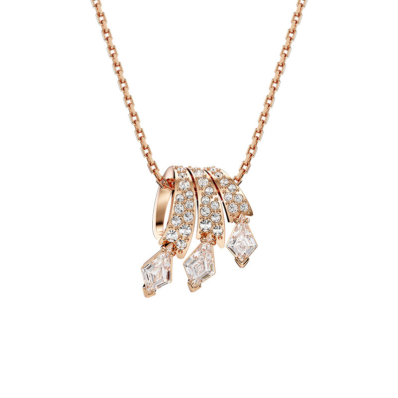 【新年礼物】施华洛世奇Dragon& Phoenix凤尾项链吊坠配饰