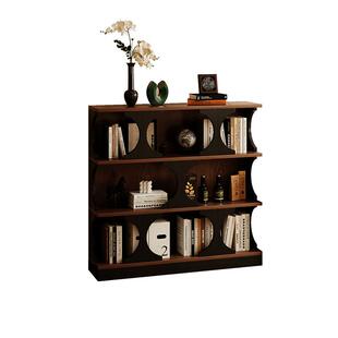 红林日记实木书架展示柜中古风收纳柜边柜书柜玄关柜电视柜储物柜