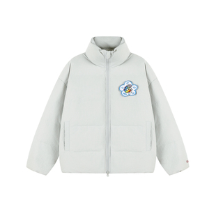 lemanism【FAFADOG联名】潮牌立领90白鸭绒羽绒服男2025秋冬情侣