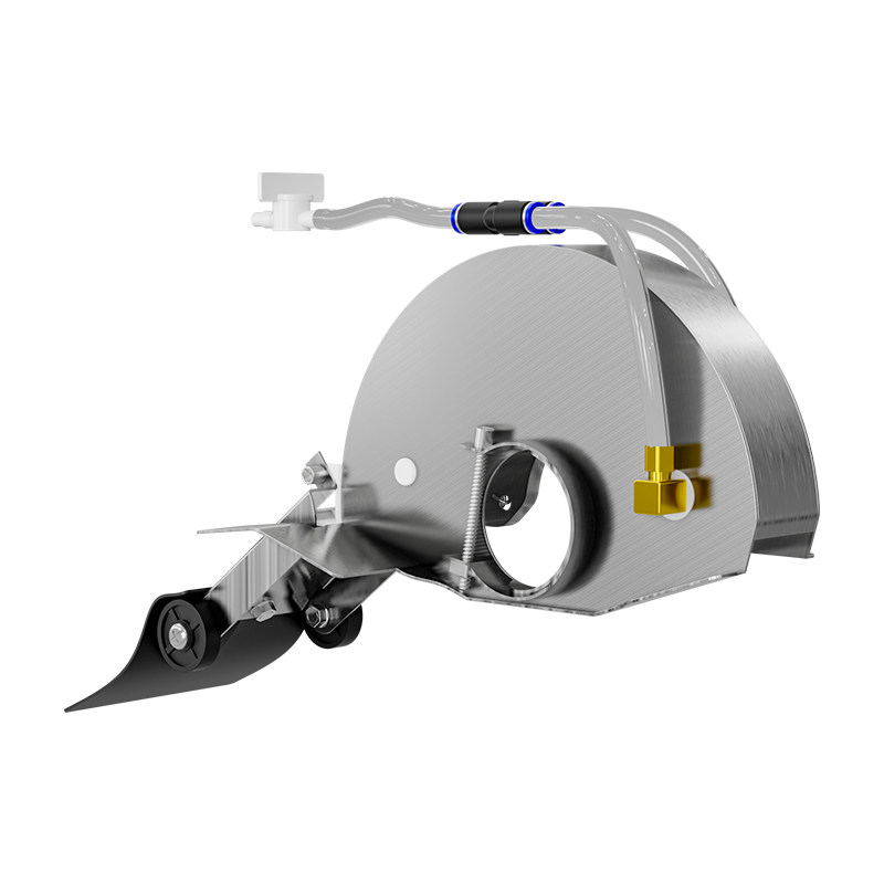 角磨机不锈钢加水防尘罩开槽机防尘加水罩配件改装无尘喷水防护罩